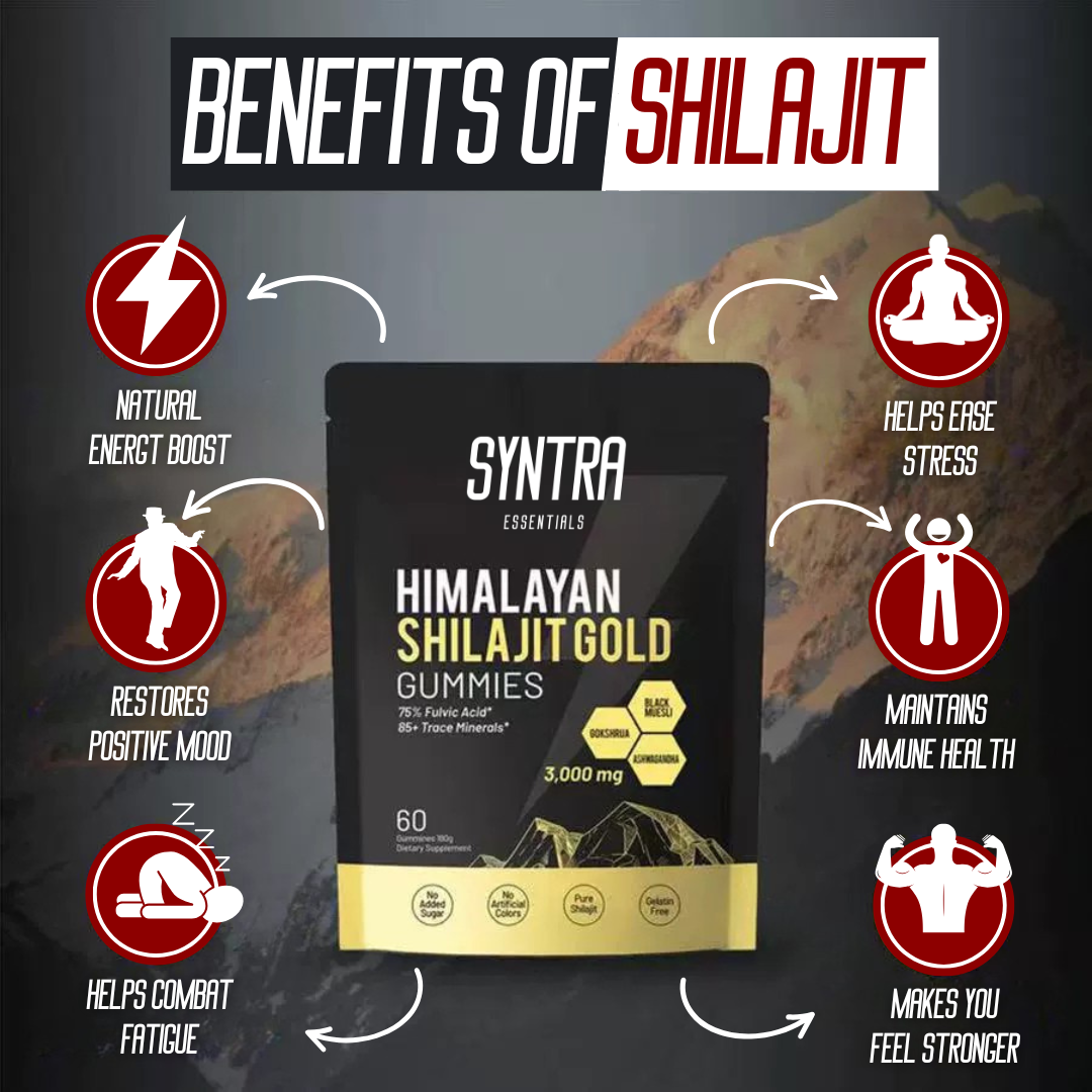 SYNTRA SHILAJIT ™ Pure Shilajit Gummies